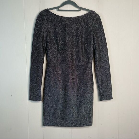 NWT - Diane Von Furstenberg Fitted Metallic Mini Dress - Picture 1 of 6